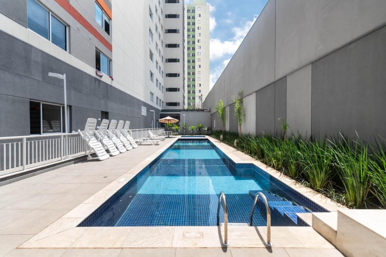 92B Apto Confortavel Prox Ao Bras - Piscina E Academia São Paulo Ngoại thất bức ảnh